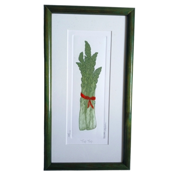 VTG Martha Hinson Serious Vegetables 3 Karats & Tip Top Rare (AP) Print … - Picture 8 of 10